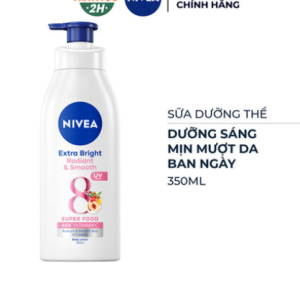 Sữa Dưỡng Thể Nivea Sáng Da Ban Đêm Từ 8 Super Food 350ml